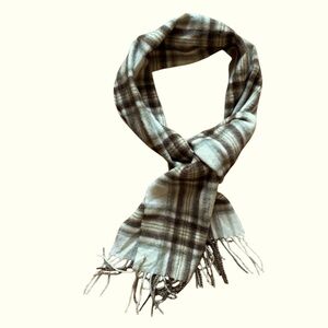 LOCHMERE 100% Cashmere Plaid Scarf
